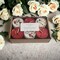 Enchanted Rose All Natural Soy Wax Tealights Hand Poured with Fragrant/Essential Oils and Dried Flowers! | Floral Tealights | Red & White